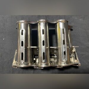 New Old Stock Steel McGill 3-barrel Paragon Belt Coin Changer. Marengo, Illinois